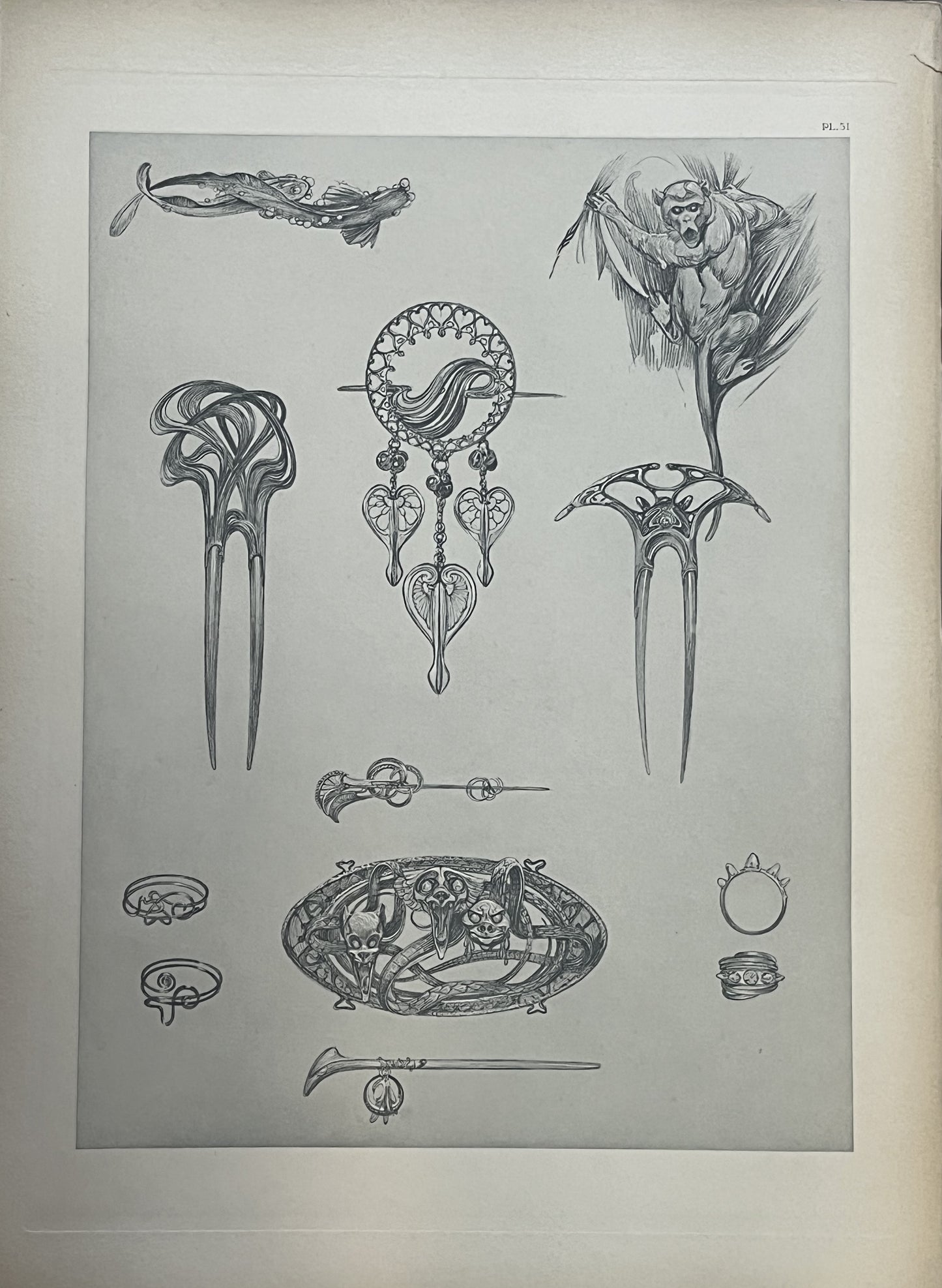 アルフォンス・ミュシャ「装飾資料集 PL51」