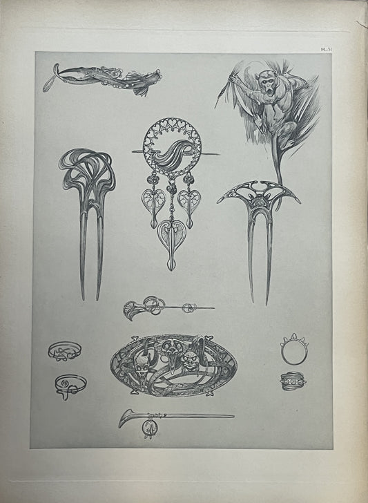 アルフォンス・ミュシャ「装飾資料集 PL51」