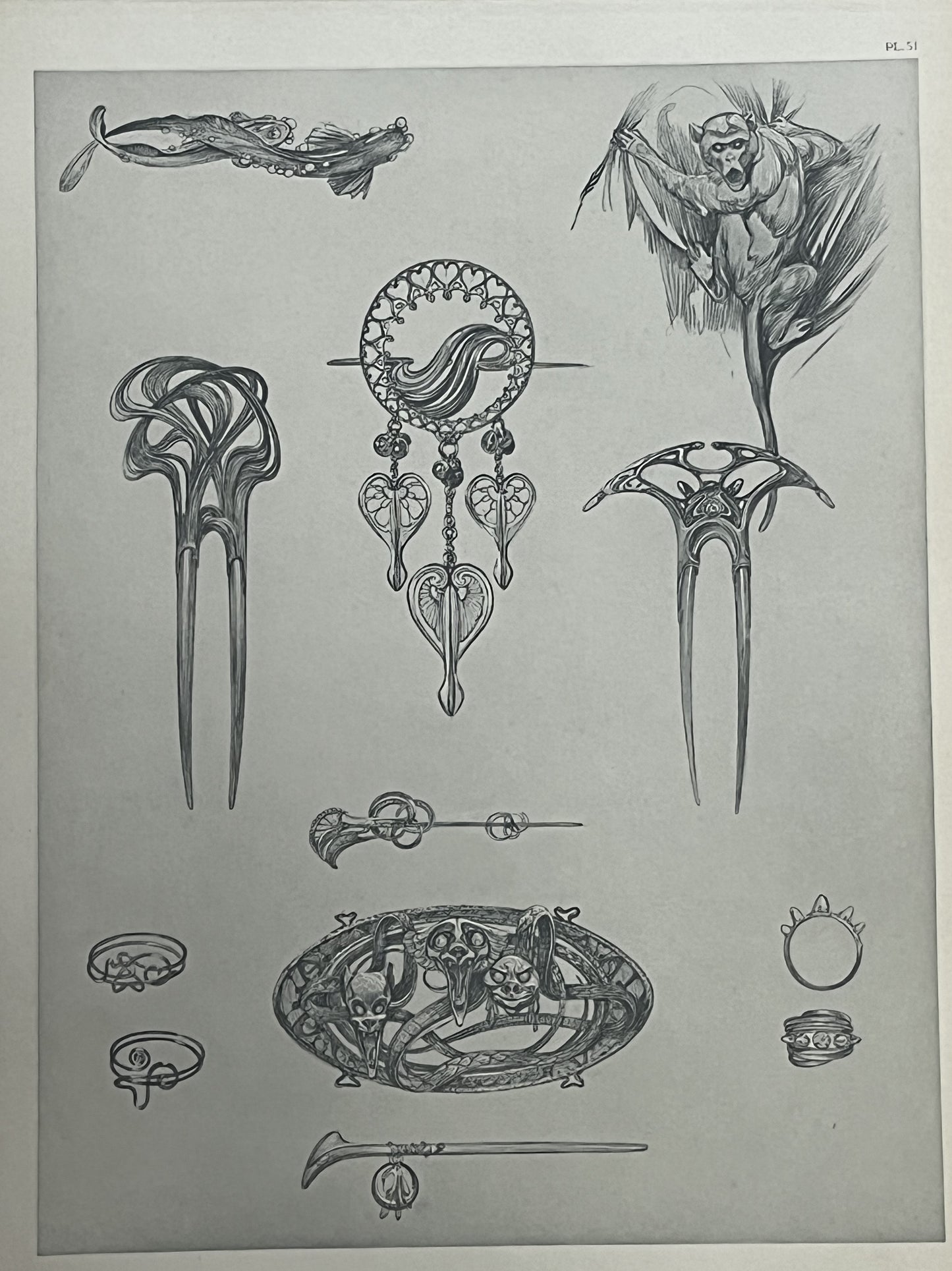 アルフォンス・ミュシャ「装飾資料集 PL51」