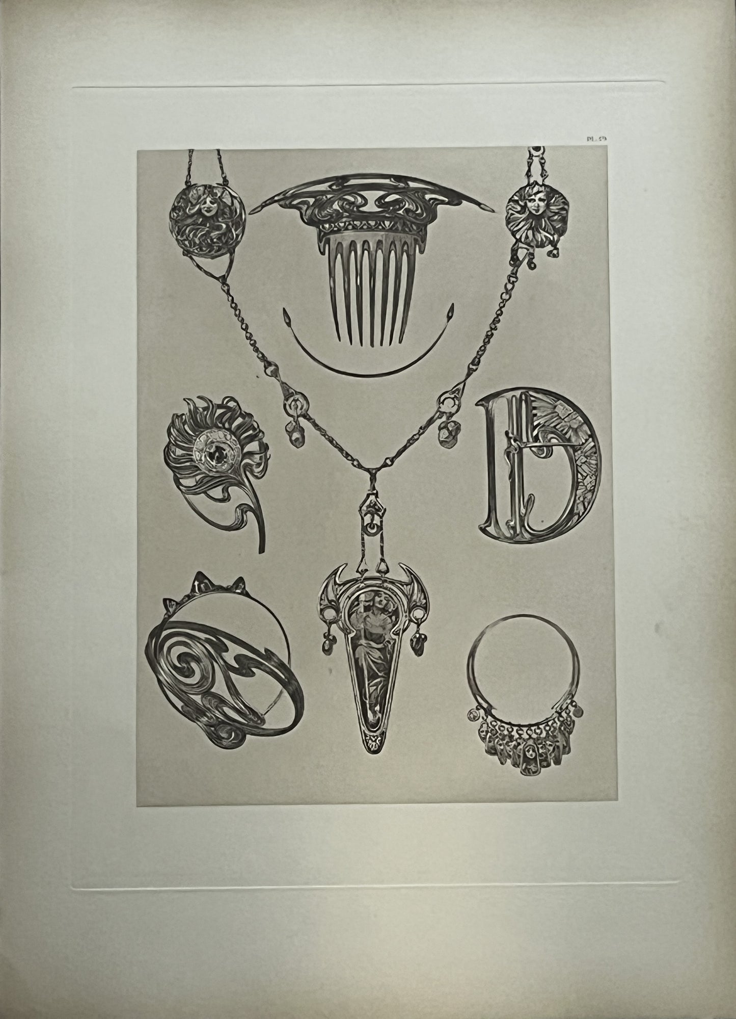 アルフォンス・ミュシャ「装飾資料集 PL49」