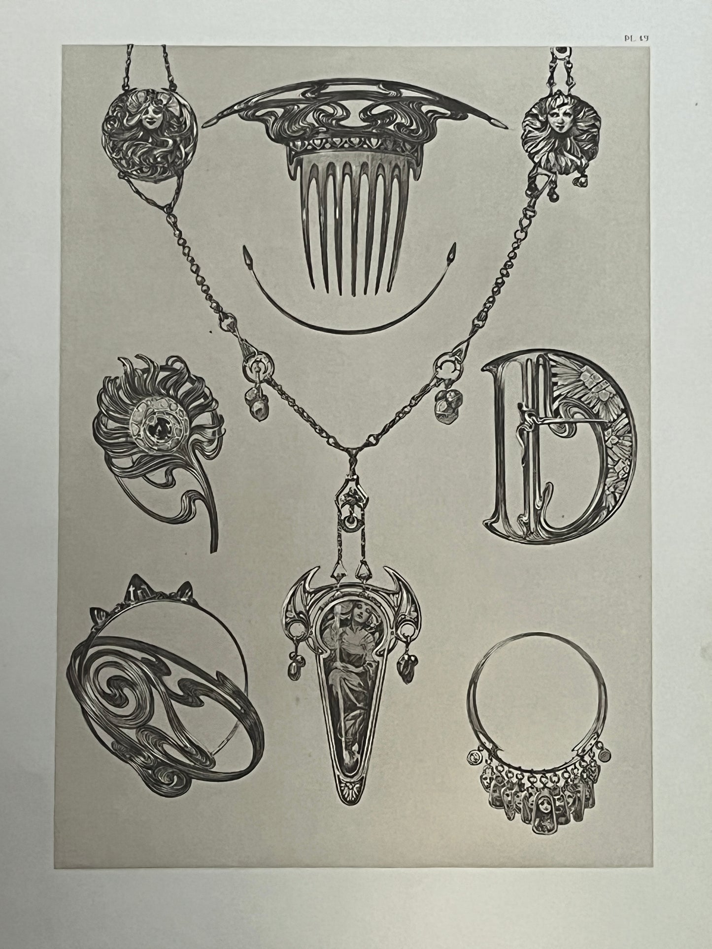 アルフォンス・ミュシャ「装飾資料集 PL49」