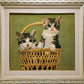タブリーズ　絨毯画「2匹の子猫」 - ギャラリーK