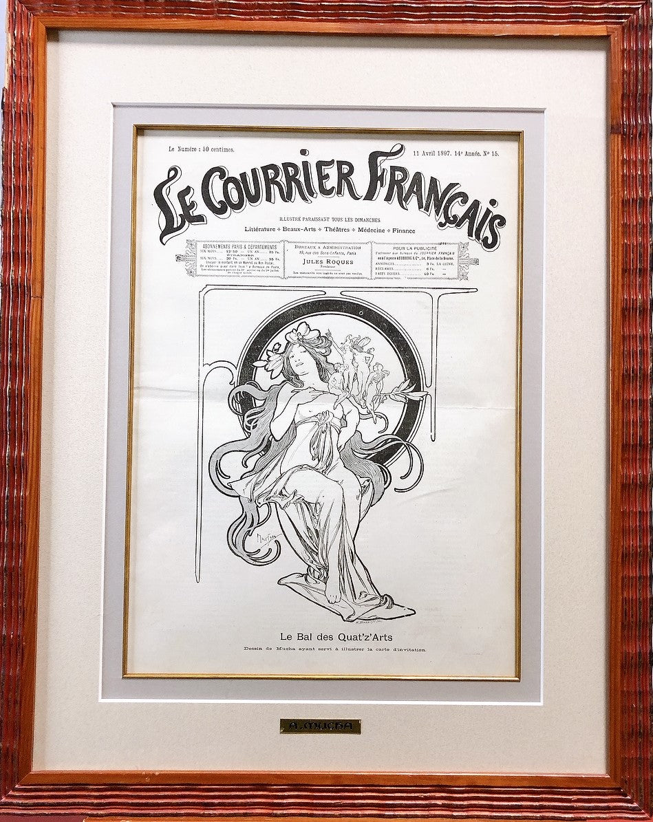 アルフォンス・ミュシャ　「Le Corrier Francais」