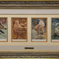 アルフォンス・ミュシャ「真福八端」オリジナル絵はがき　4枚セット