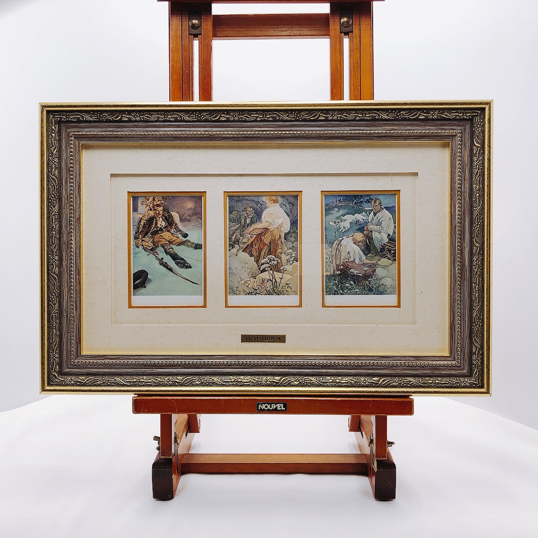 アルフォンス・ミュシャ「真福八端」オリジナル絵はがき　3枚セット