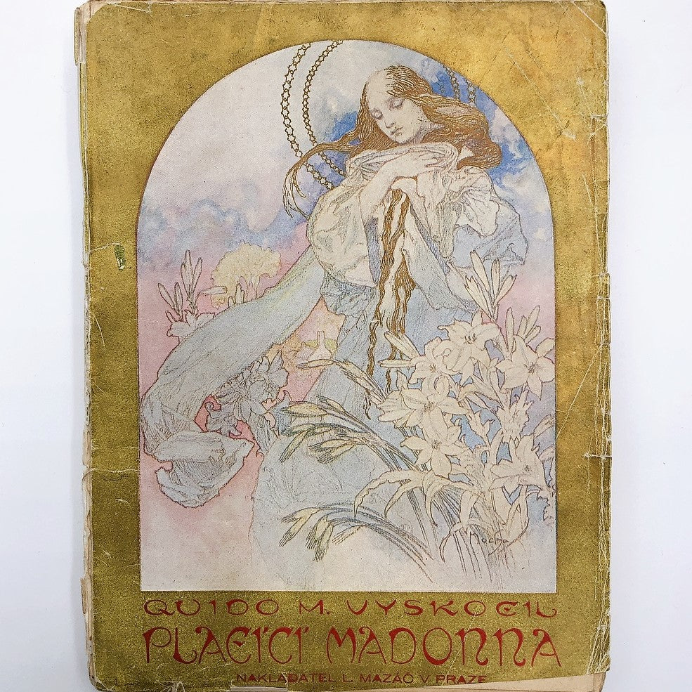 アルフォンス・ミュシャ　表紙絵「嘆きのマドンナ」