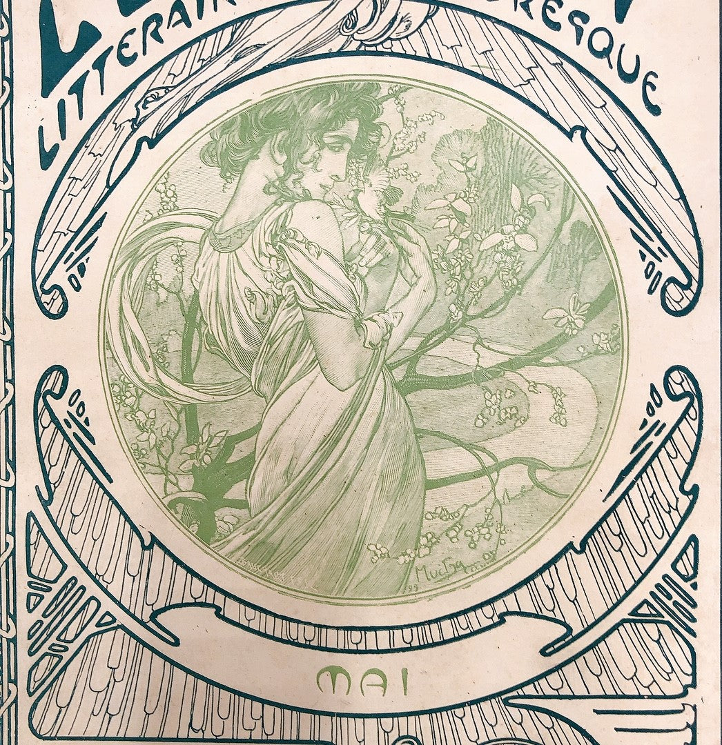 ミュシャ表紙絵「ル・モア」1899年5月号 | ギャラリーK