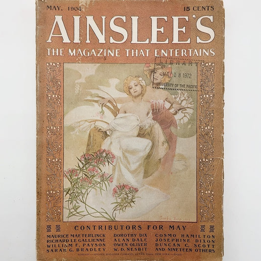 ミュシャ 表紙絵「AINSLEE'S」1904年　