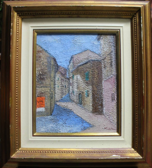 ジャン・ケイムの名品　油彩「街角」