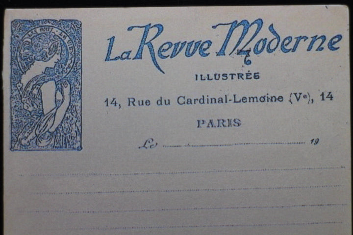 アルフォンス・ミュシャ　絵はがき「La Revue Moderne」 - ギャラリーK